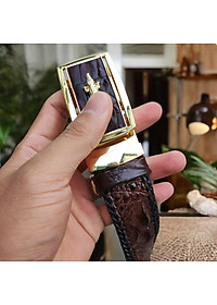 Thắt Lưng Cá Sấu [DÂY LIỀN NGUYÊN CON ĐAN VIỀN THỦ CÔNG RẤT ĐẸP VÀ BỀN]