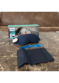 Máy massage mắt nóng và lạnh công nghệ 3Dsuit và VibWave. Thương hiệu Philips Hà Lan cao cấp PPM3101E - Dung lượng pin: 600mAh - HÀNG NHẬP KHẨU
