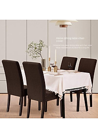 Vỏ Bọc Ghế Ngồi Bàn Ăn Co Giãn Dày Dặn Tiện Dụng Cho Gia Đình