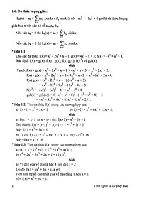 Sách Chuyên Khảo Đa Thức