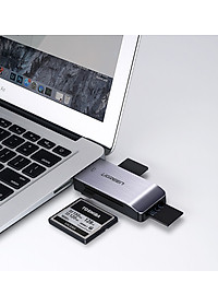 Đầu Đọc Thẻ Nhớ Đa Năng Chuẩn USB 3.0 Ugreen 50541 - SD/TF/CF/MS - Hàng Chính Hãng