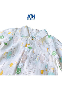 Bộ quần áo dài unisex họa tiết Ngựa vằn xô sợi tre - AICDBTWOYLOT - AIN Closet