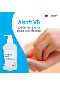 Cồn Sát Khuẩn Tay Nhanh Thường Quy Và Ngoại Khoa SARAYA ALSOFT VB - 500ML