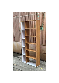 Kệ Sách Đứng Phong Cách Bắc Âu 6 Tầng Sang Trọng, Phù Hợp Với Mọi Ngôi Nhà, Bền Và Đẹp Chất Gỗ MDF Dày 12MM Kích Thước 130x60x17CM