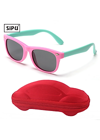 [Kèm Video] Mắt Kính Trẻ Em MK02 Cao Cấp Chống UV400 + Chống gãy Cho Bé Trai Bé Gái (Tặng Kèm Hộp Đựng Kính Hình Ô Tô)