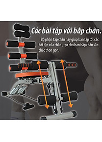 Máy Tập Cơ Bụng Đa Năng,Máy Tập Cơ Bụng Đa Năng Tập Bụng, Lưng, Eo Tại Nhà Gấp Gọn Tiện Lợi Tập Được Nhiều Động Tác Khác Nhau (hàng nhập khẩu)