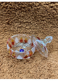 THỐ ĐỰNG MỨT TẾT THỦY TINH CÓ CHÂN - VD22