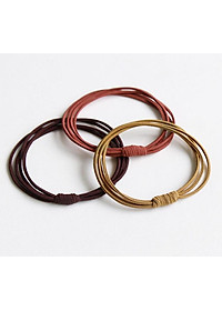 Combo 10 dây buộc tóc Hàn Quốc màu basic