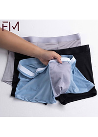 Combo 3 quần lót boxer trơn, chất thun mềm mịn thấm hút mồ hôi tốt, co giãn tốt,  - FORMEN SHOP - FMQS018