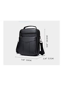 Túi đeo chéo nam 100% da bò thật cao cấp phong cách mới