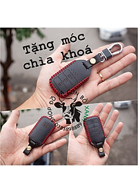 Bao da dành cho chìa khoá Honda City, CRV, CIVIC, ACCORD, CR-V loại smartkey handmade da thật 003