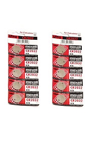 Vĩ 5 viên pin Maxell CR2032 - hàng nhập khẩu - giao màu ngẫu nhiên