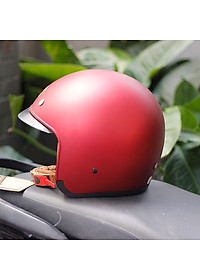 Nón bảo hiểm 3/4 Royal kính am M139 đỏ đô