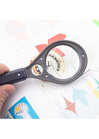 Kính lúp x3 Deli, Đen - 1 chiếc - E9092