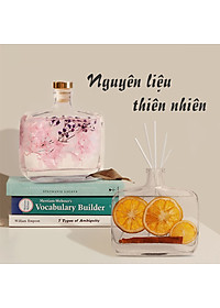 Nước Hoa Thơm Phòng Hoa Nhài Tây - Tạo Không Gian Thoái Mái Có Que Gỗ Lọ Tự Khuếch Tán 100ml