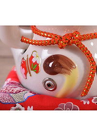 Mèo thần tài vẫy tay may mắn vượng nạp phúc chiêu tài size 16cm