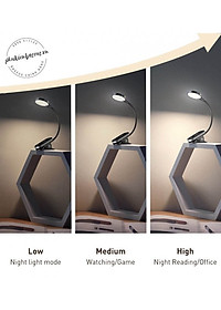 Đèn đọc sách kẹp bàn BASEUS Comfort Reading Mini Clip Lamp không dây cảm ứng