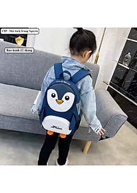 Balo mầm non Xbags Penguin XB3019 – balo trẻ em dễ thương nhẹ bền chống nước