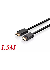 Ugreen UG10245DP102TK 1.5M Màu Đen Cáp 2 Đầu Displayport chuẩn V1.2 thuần đồng - HÀNG CHÍNH HÃNG