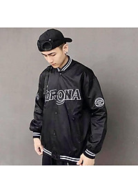 ÁO KHOÁC DÙ Bomber Nút (M1510 - TQRONA - Kèm Ảnh Thật)