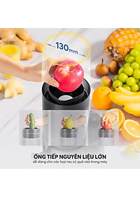 Máy ép chậm Elmich JEE-8758, công suất 240W, bảo toàn dưỡng chất, giữ trọn hương vị, ép kiệt bã tới 98% - Hàng Chính Hãng