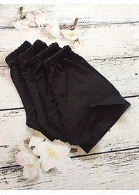 Combo 2 quần thun bé trai màu đen - 100% cotton - Siêu nhẹ, siêu thoáng mát