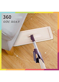 Cây Chổi Lau Nhà Tự Vắt Thông Minh Xoay 360 Độ - Vệ Sinh Cửa Kính Trần Nhà Tiện Lợi - Tặng Kèm 2 Bông Lau- Hàng Loại 1 - Chính Hãng MINIIN