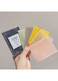 Hộp 10 Miếng Dán Tóc Hình Vuông Dễ Thương Cho Nữ 8X6Cm