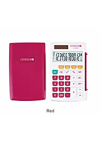Máy tính bỏ túi CITIPLUS CT–555CV với 3 màu xinh xắn, màn hình rộng , rõ nét với 12 chữ số. Thương hiệu CITIPLUS