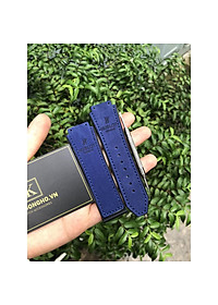 GIÁ HỦY DIỆT Dây đồng hồ HUBLOT nam lót da lộn xanh dương case 42 size 19 - 25 - 22