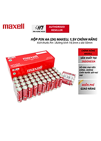 Hộp 40 Viên Pin AA ( Pin Tiểu ) Maxell Siêu Bền - Hàng nhập khẩu