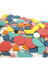 Đồ Chơi Xếp Hình Tangram Bằng Gỗ 180 Chi Tiết  Nhiều Màu Sắc Xếp Được Hàng Nghìn Hình Khác Nhau Cho Bé Tư Duy Sáng Tạo