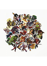 Decal trang trí các nhân vật hoạt hình sticker Siêu Anh Hùng - Hàng Chính Hãng