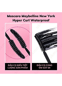 Mascara Dài và Cong Mi Maybelline New York Hyper Curl Waterproof Màu Đen