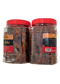 Combo 2 hộp khô bò Thu Ba chính hãng loại cây (2x 500gr) đặc sản Quảng Ngãi