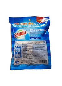 Túi 2 gói hút ẩm chống mốc Hando dạng treo dùng cho tủ quần áo,tủ giầy-Gói x 180Gr-Hương gió biển