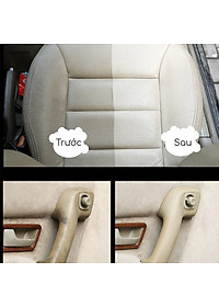 Xịt bọt đa năng vệ sinh nội thất ô tô xe hơi tẩy vết bẩn bề mặt nỉ da nhựa vải Flamingo 650ml F002