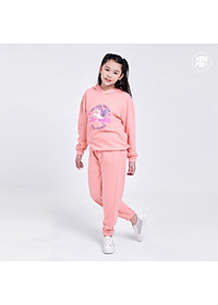 Bộ bé gái BIGFOX - MISS MEOW thu đông  size đại, bộ dài tay cho bé phong cách Hàn Quốc in Ngựa STAY MAGICAL 26 - 50 kg