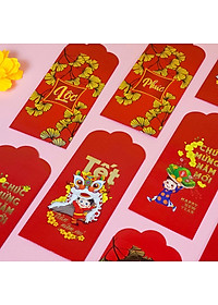 Bộ 5 Bao Lì Xì Tết - FAHASA 03 - Chúc Mừng Năm Mới