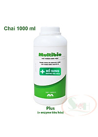 Vi sinh nước MultiBio Plus 125ml, 250ml, 500ml, 1000ml multi bio men khử đục làm trong bể cá tép thủy sinh