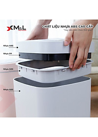 Thùng rác thông minh cảm ứng 18 lít M&L B-JA-18 phong cách sang trọng, đẳng cấp, tiện lợi