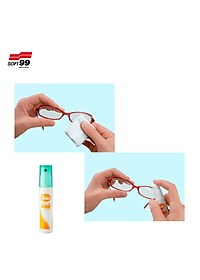 Chai xịt vệ sinh mắt kính, điện thoại, máy tính bảng Portable Glass Cleaner H-35 18ml Soft99