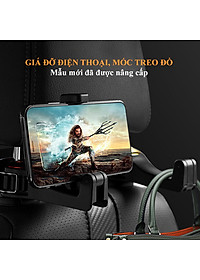 Móc treo đồ ô tô gài sau ghế