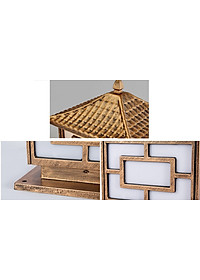 Đèn trụ cổng AKARED trang trí sân vườn độc đáo - kèm bóng Led chuyên dụng