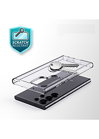 Ốp lưng chống sốc trong suốt cho Samsung Galaxy S24 / Galaxy S24+ / Galaxy S24 Plus / S24 Ultra Likgus Crashproof giúp chống chịu mọi va đập- Hàng nhập khẩu