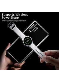 Ốp lưng dẻo silicon cho Samsung Galaxy Note 10 Plus hiệu Ultra Thin (siêu mỏng 0.6mm, chống trầy, chống bụi) - Hàng nhập khẩu
