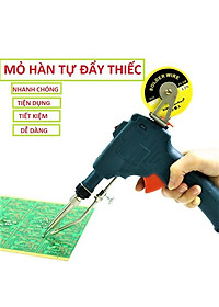 Mỏ hàn tự động đẩy thiếc 60w mẫu mới bản đặc biệt mũi thẳng loại tốt gia nhiệt nhanh