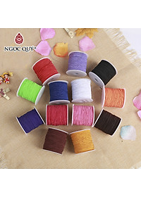 Cuộn dây vải thun đan vòng đường kính dây 1mm, dài 100m - Ngọc Quý Gemsontes