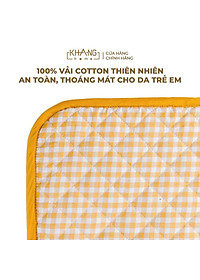 Túi Nệm Chần Bông Khang Home Cho Trẻ Đi Học Kèm Gối Nằm 70x120cm