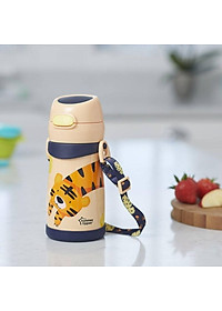 Bình uống nước Inox giữ nhiệt có ống hút và quai treo cho bé Tommee Tippee 350ml từ 18 tháng